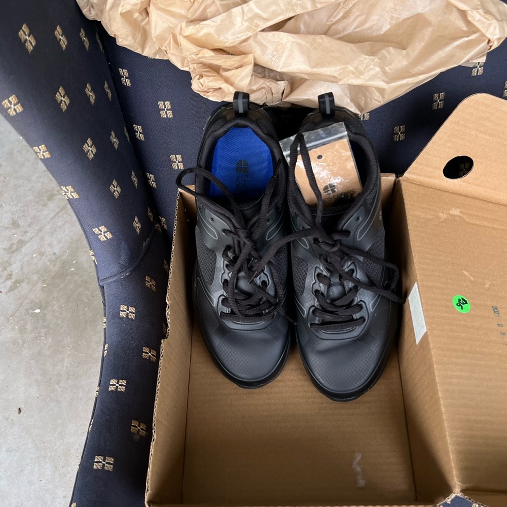 Brand new in box shoes for Crews. Gel cushion